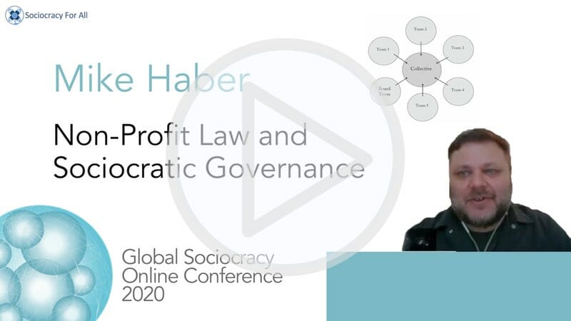 Non-Profit Law and Sociocratic Governance