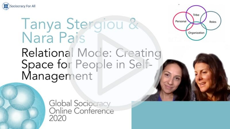 Relational Mode: Creating Space for People in Self-Management