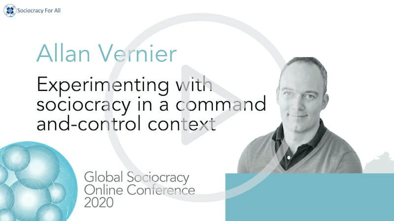 Allen Vernier: Experimenting with sociocracy in a top-down-context