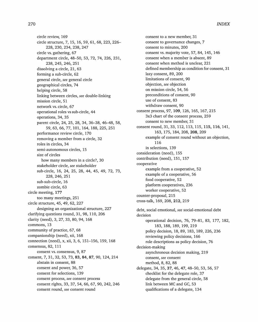 Many Voices One Song - Subject Index - Sociocracy For All