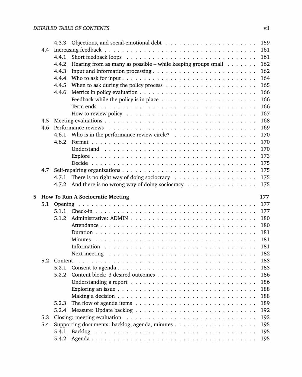 Many Voices One Song - Table of Contents 5 -  Sociocracy For All