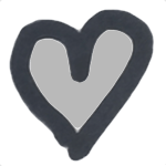 The icon of a heart that represents feedback in a group.