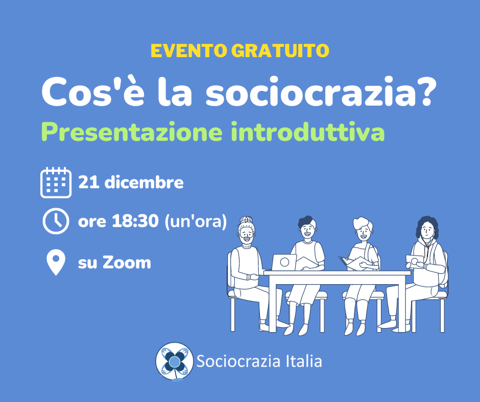 Presentazione gratuita: Cos’è la sociocrazia?