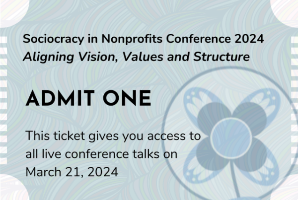 2024 Sociocracy in Nonprofits Conference  - Discount Ticket