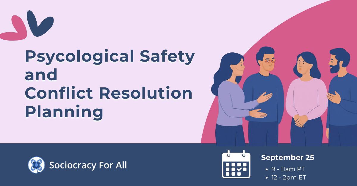 Psychological Safety and Conflict Resolution Planning